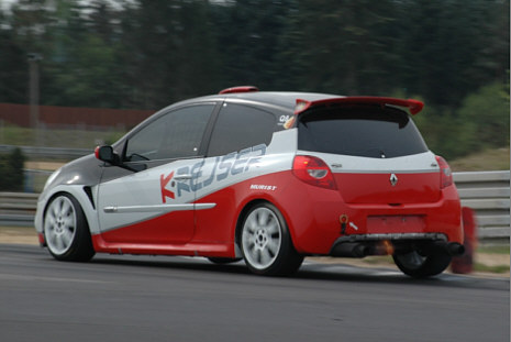 Jacob Christensen med ild i r....!
(Foto: Motorsporten.dk)